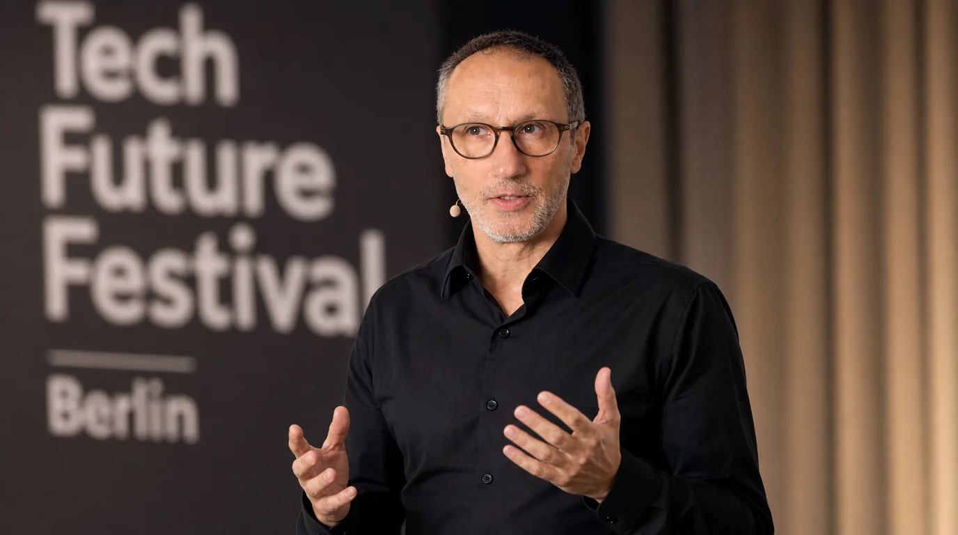 Thomas Staehelin beim Berlin Future Festival